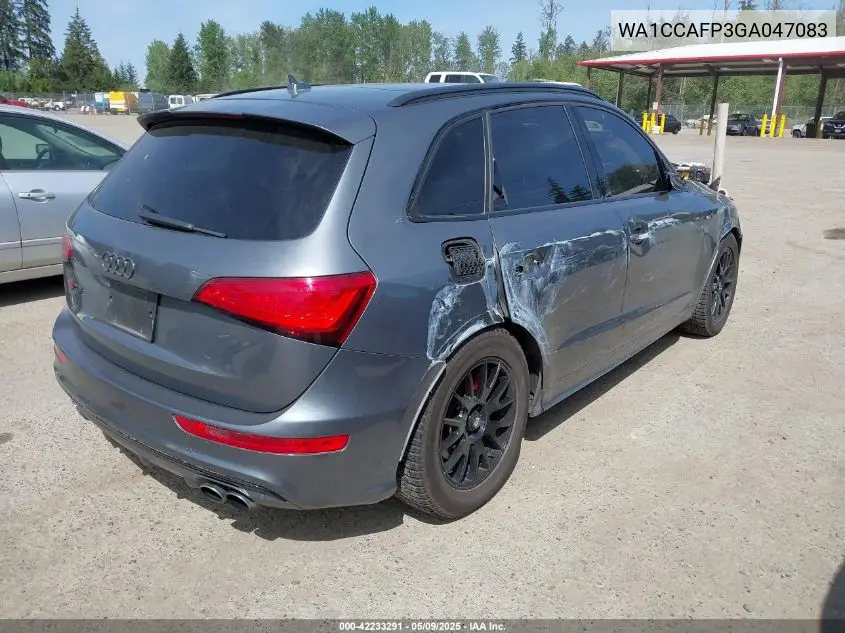 2016 Audi Sq5 Premium Plus VIN: WA1CCAFP3GA047083 Lot: 42233291