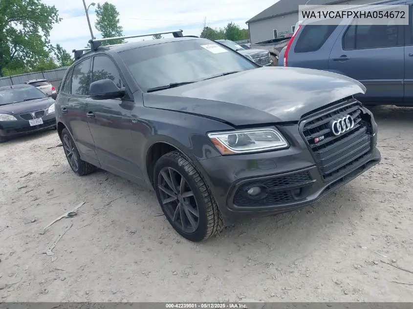 2017 Audi Sq5 3.0T Premium Plus VIN: WA1VCAFPXHA054672 Lot: 42239501