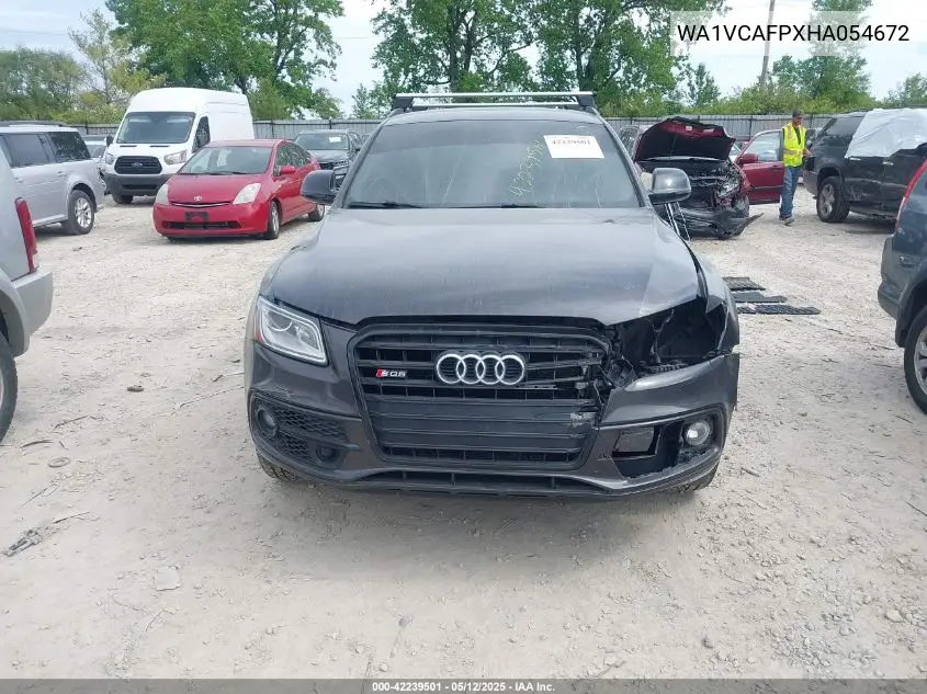 2017 Audi Sq5 3.0T Premium Plus VIN: WA1VCAFPXHA054672 Lot: 42239501