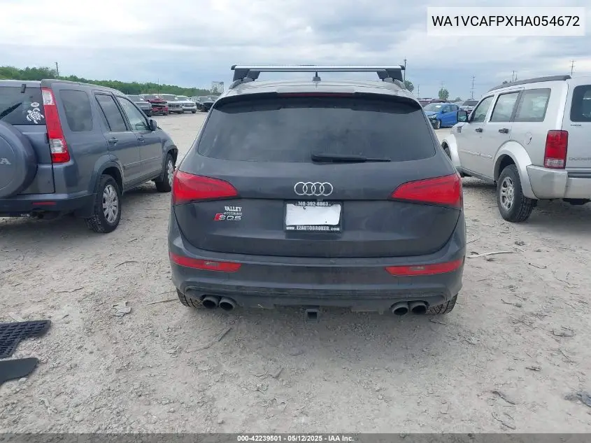 2017 Audi Sq5 3.0T Premium Plus VIN: WA1VCAFPXHA054672 Lot: 42239501