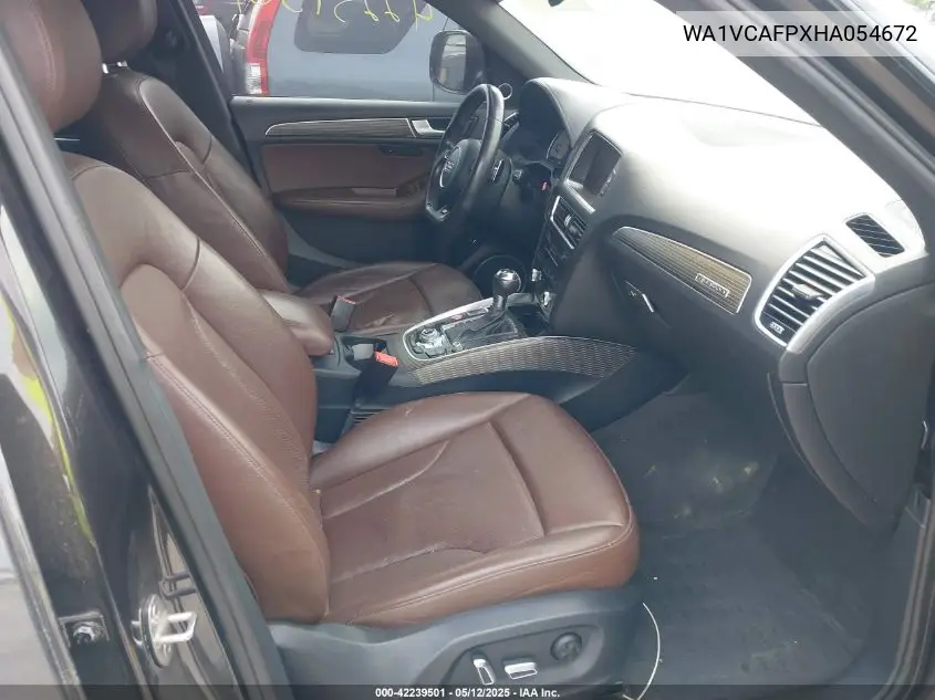 2017 Audi Sq5 3.0T Premium Plus VIN: WA1VCAFPXHA054672 Lot: 42239501