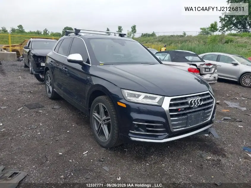 2018 Audi Sq5 3.0T Technik VIN: WA1C4AFY1J2126811 Lot: 12337771