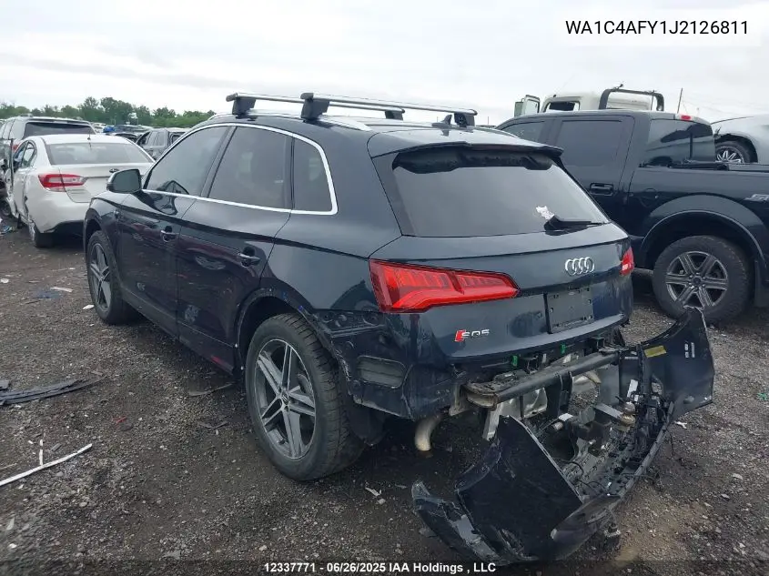 2018 Audi Sq5 3.0T Technik VIN: WA1C4AFY1J2126811 Lot: 12337771