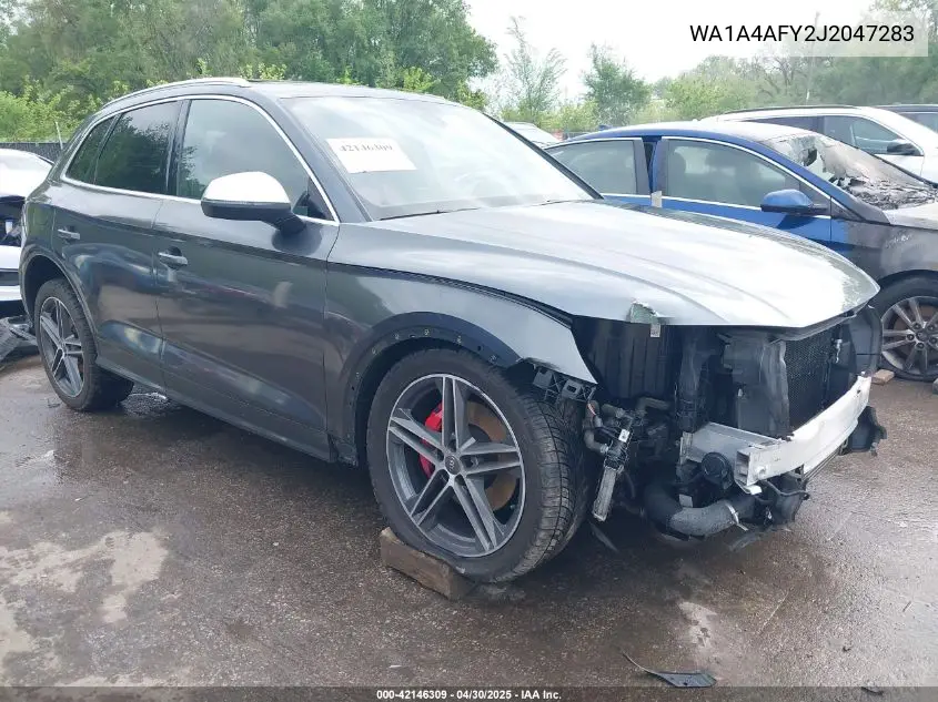 2018 Audi Sq5 3.0T Premium Plus VIN: WA1A4AFY2J2047283 Lot: 42146309