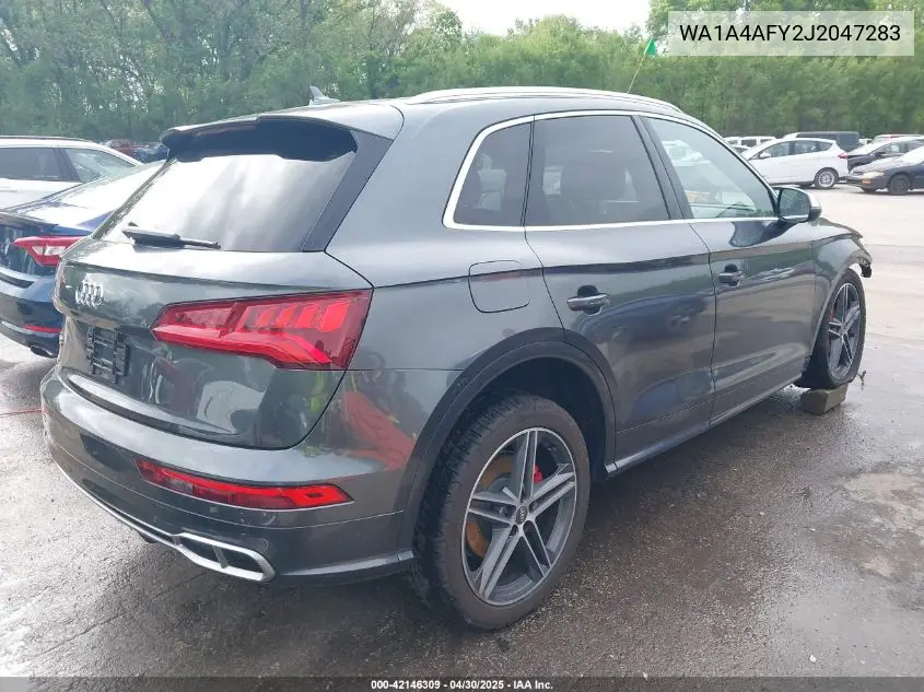 2018 Audi Sq5 3.0T Premium Plus VIN: WA1A4AFY2J2047283 Lot: 42146309