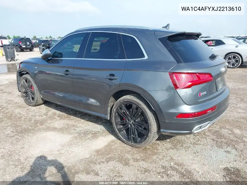 2018 Audi Sq5 3.0T Premium Plus VIN: WA1C4AFYXJ2213610 Lot: 42171909