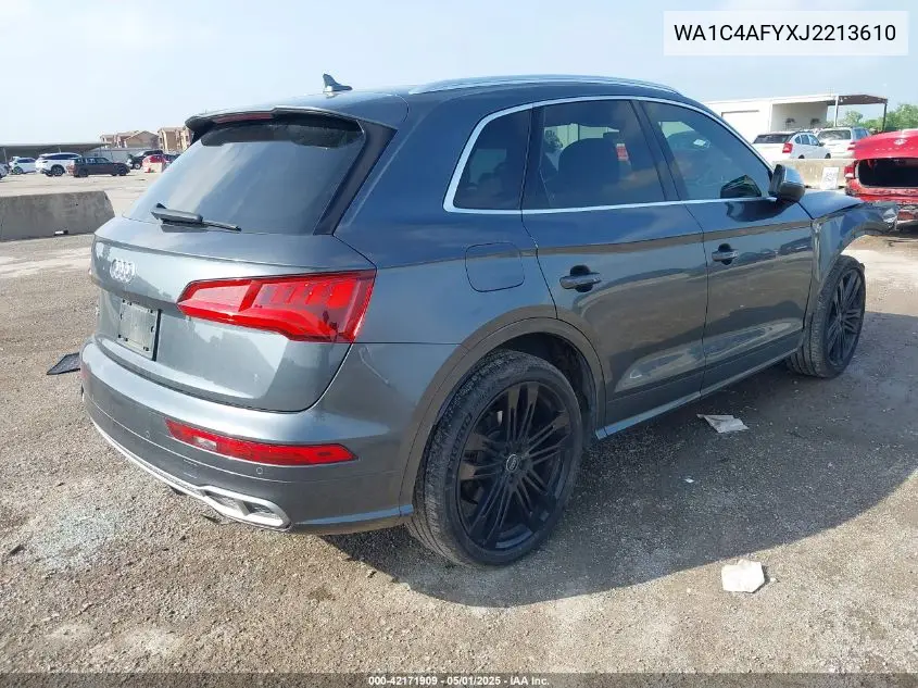 2018 Audi Sq5 3.0T Premium Plus VIN: WA1C4AFYXJ2213610 Lot: 42171909