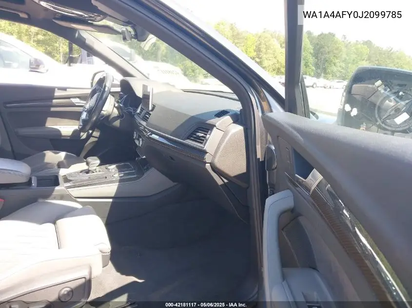 2018 Audi Sq5 3.0T Premium Plus VIN: WA1A4AFY0J2099785 Lot: 42181117