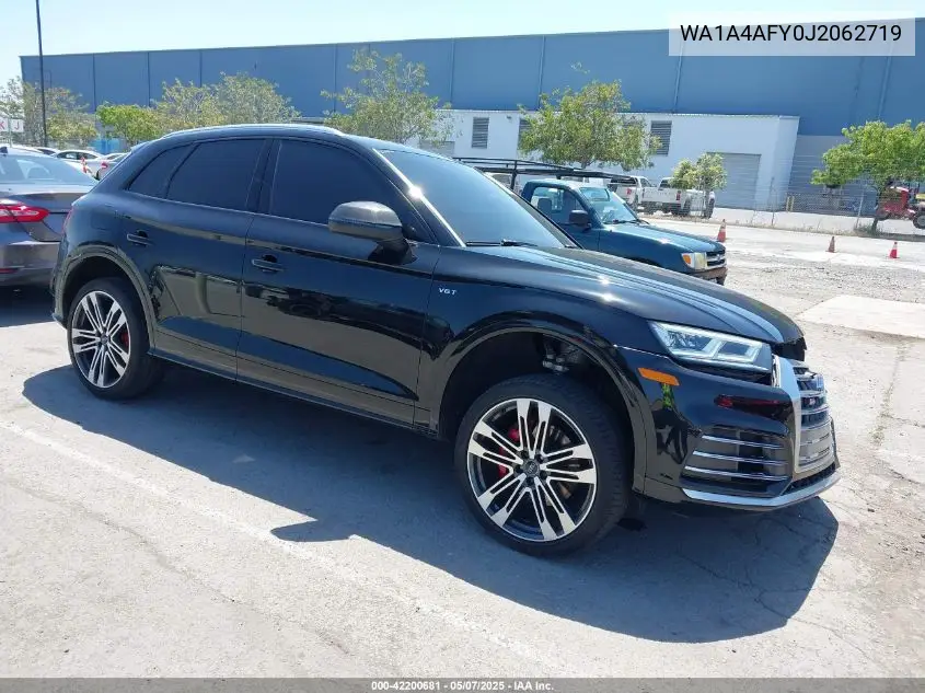 2018 Audi Sq5 3.0T Premium Plus VIN: WA1A4AFY0J2062719 Lot: 42200681