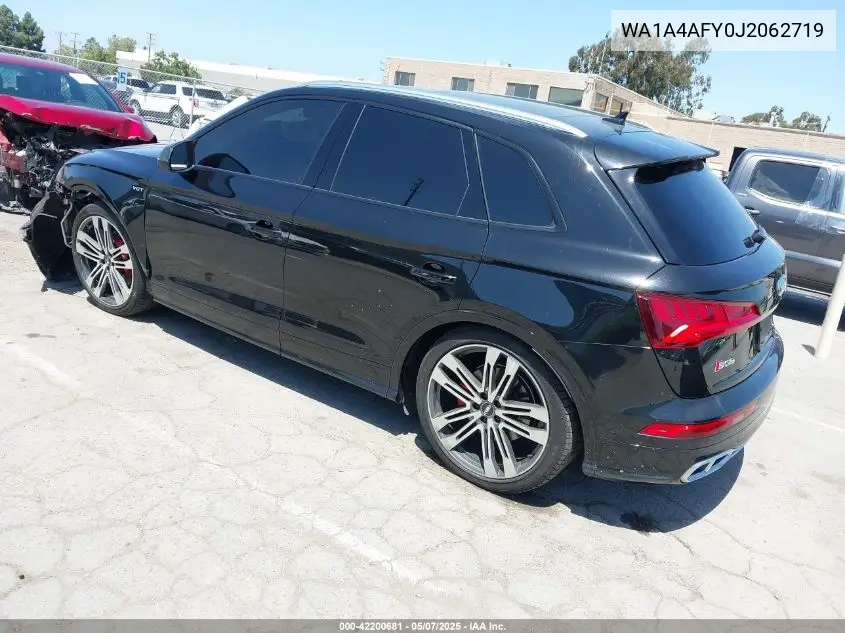 2018 Audi Sq5 3.0T Premium Plus VIN: WA1A4AFY0J2062719 Lot: 42200681