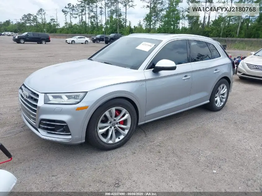 2018 Audi Sq5 3.0T Premium Plus VIN: WA1C4AFYXJ2180768 Lot: 42227490