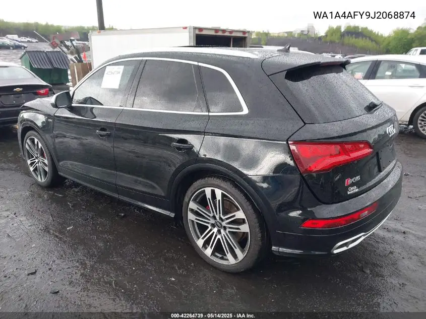 2018 Audi Sq5 3.0T Premium Plus VIN: WA1A4AFY9J2068874 Lot: 42264739