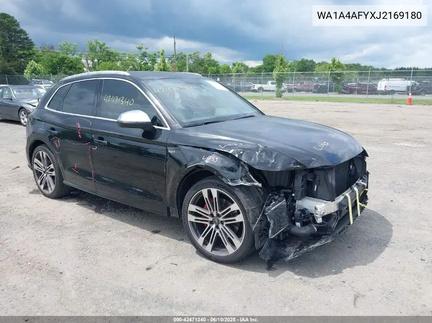 2018 Audi Sq5 3.0T Premium Plus VIN: WA1A4AFYXJ2169180 Lot: 42471340