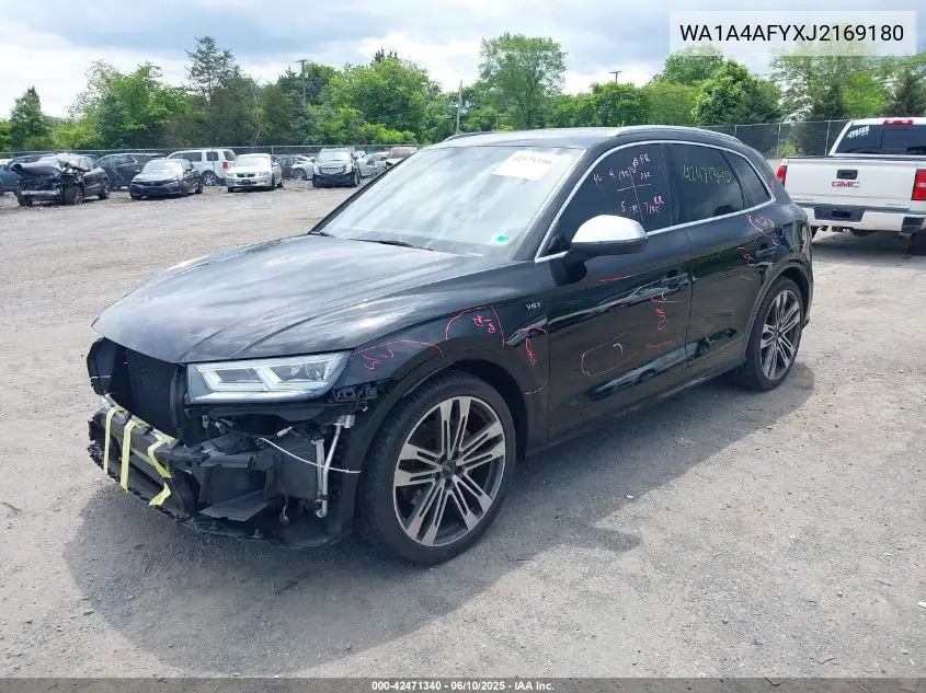 2018 Audi Sq5 3.0T Premium Plus VIN: WA1A4AFYXJ2169180 Lot: 42471340
