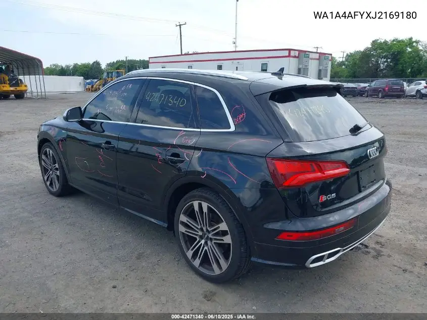 2018 Audi Sq5 3.0T Premium Plus VIN: WA1A4AFYXJ2169180 Lot: 42471340