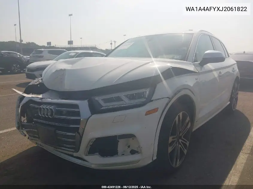 2018 Audi Sq5 3.0T Premium Plus VIN: WA1A4AFYXJ2061822 Lot: 42491226