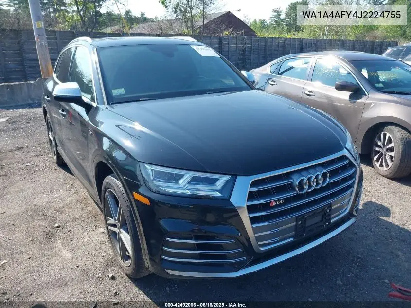 2018 Audi Sq5 3.0T Premium Plus VIN: WA1A4AFY4J2224755 Lot: 42492006