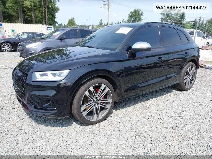 2018 Audi Sq5 3.0T Premium Plus VIN: WA1A4AFY3J2144427 Lot: 42514277