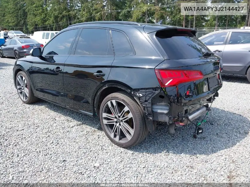 2018 Audi Sq5 3.0T Premium Plus VIN: WA1A4AFY3J2144427 Lot: 42514277