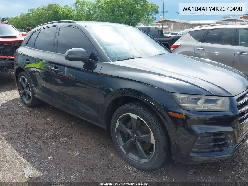 2019 Audi Sq5 3.0T Premium VIN: WA1B4AFY4K2070490 Lot: 42163122