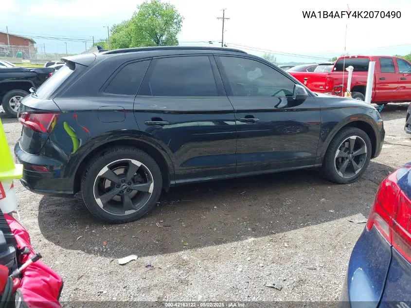 2019 Audi Sq5 3.0T Premium VIN: WA1B4AFY4K2070490 Lot: 42163122