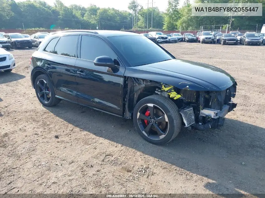 2019 Audi Sq5 3.0T Premium VIN: WA1B4BFY8K2055447 Lot: 42485651