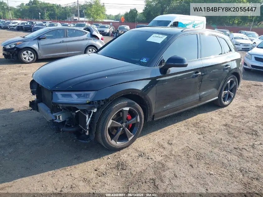2019 Audi Sq5 3.0T Premium VIN: WA1B4BFY8K2055447 Lot: 42485651