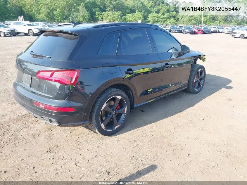 2019 Audi Sq5 3.0T Premium VIN: WA1B4BFY8K2055447 Lot: 42485651