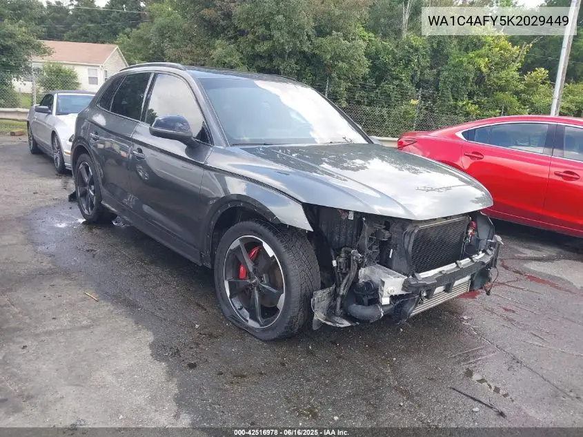 2019 Audi Sq5 3.0T Premium VIN: WA1C4AFY5K2029449 Lot: 42516978