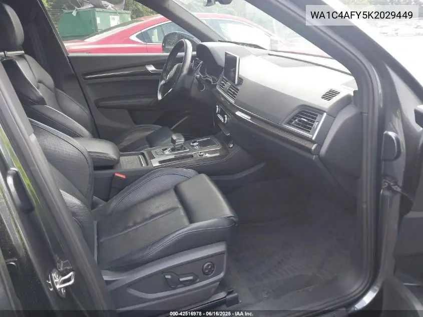 2019 Audi Sq5 3.0T Premium VIN: WA1C4AFY5K2029449 Lot: 42516978