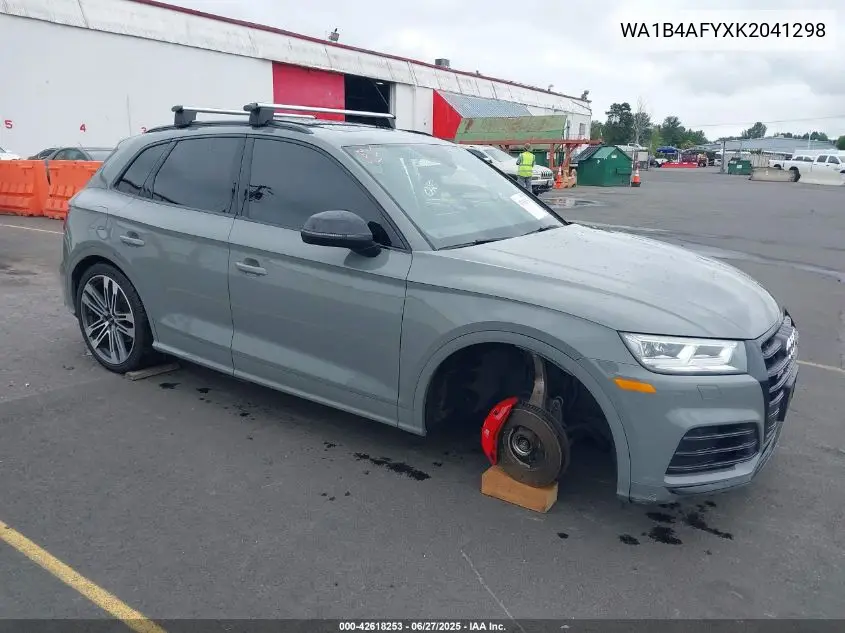 2019 Audi Sq5 3.0T Premium VIN: WA1B4AFYXK2041298 Lot: 42618253
