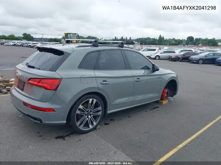 2019 Audi Sq5 3.0T Premium VIN: WA1B4AFYXK2041298 Lot: 42618253
