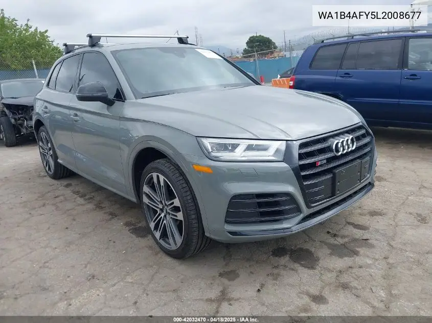 2020 Audi Sq5 Premium Plus Tfsi Quattro Tiptronic VIN: WA1B4AFY5L2008677 Lot: 42032470