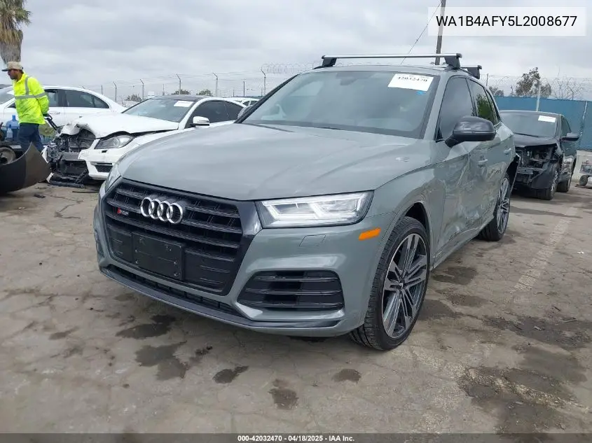 2020 Audi Sq5 Premium Plus Tfsi Quattro Tiptronic VIN: WA1B4AFY5L2008677 Lot: 42032470