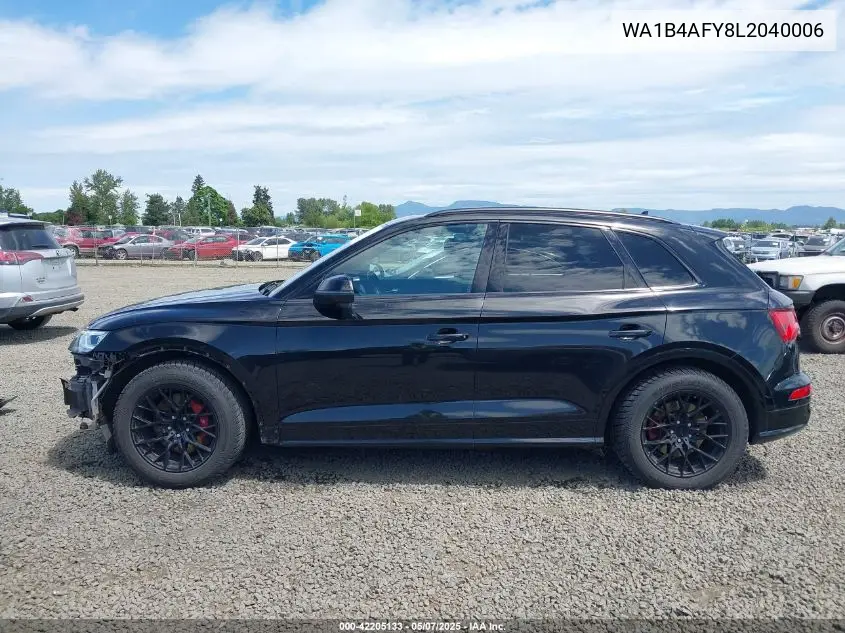2020 Audi Sq5 Premium Plus Tfsi Quattro Tiptronic VIN: WA1B4AFY8L2040006 Lot: 42205133