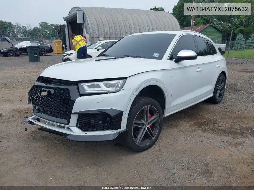 2020 Audi Sq5 Premium Plus Tfsi Quattro Tiptronic VIN: WA1B4AFYXL2075632 Lot: 42508992