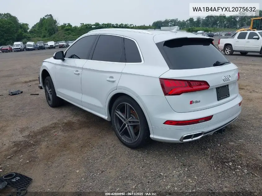 2020 Audi Sq5 Premium Plus Tfsi Quattro Tiptronic VIN: WA1B4AFYXL2075632 Lot: 42508992