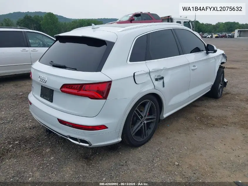2020 Audi Sq5 Premium Plus Tfsi Quattro Tiptronic VIN: WA1B4AFYXL2075632 Lot: 42508992
