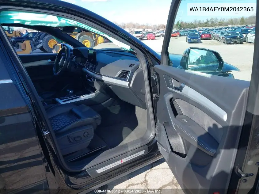 2021 Audi Sq5 Premium Plus Tfsi Quattro Tiptronic VIN: WA1B4AFY0M2042365 Lot: 41863612