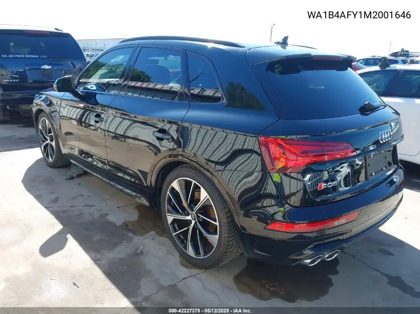 2021 Audi Sq5 Premium Plus Tfsi Quattro Tiptronic VIN: WA1B4AFY1M2001646 Lot: 42227378