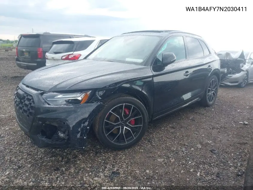 2022 Audi Sq5 Premium Plus Tfsi Quattro Tiptronic VIN: WA1B4AFY7N2030411 Lot: 42550965