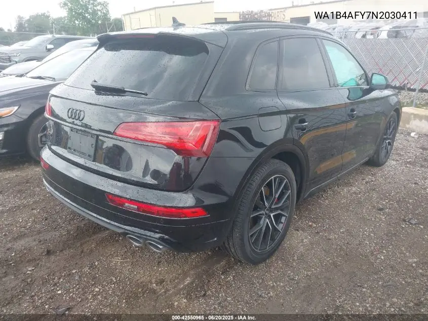 2022 Audi Sq5 Premium Plus Tfsi Quattro Tiptronic VIN: WA1B4AFY7N2030411 Lot: 42550965