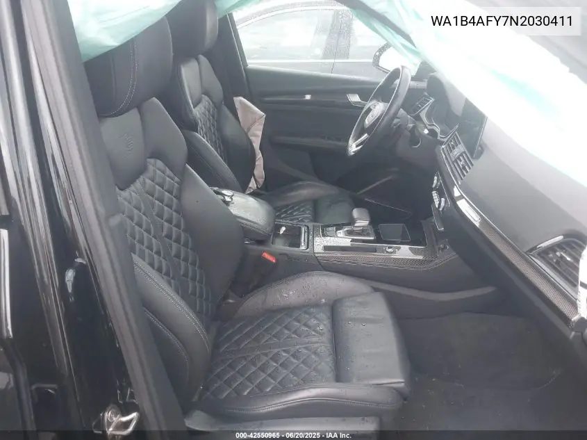 2022 Audi Sq5 Premium Plus Tfsi Quattro Tiptronic VIN: WA1B4AFY7N2030411 Lot: 42550965