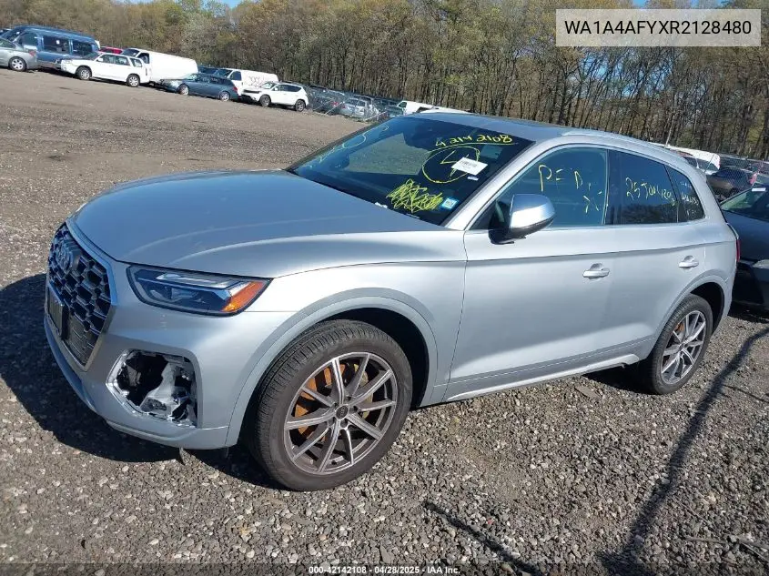 2024 Audi Sq5 Premium Tfsi Quattro Tiptronic VIN: WA1A4AFYXR2128480 Lot: 42142108