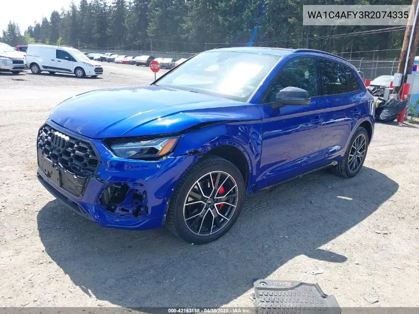 2024 Audi Sq5 Prestige Tfsi Quattro Tiptronic VIN: WA1C4AFY3R2074335 Lot: 42163158