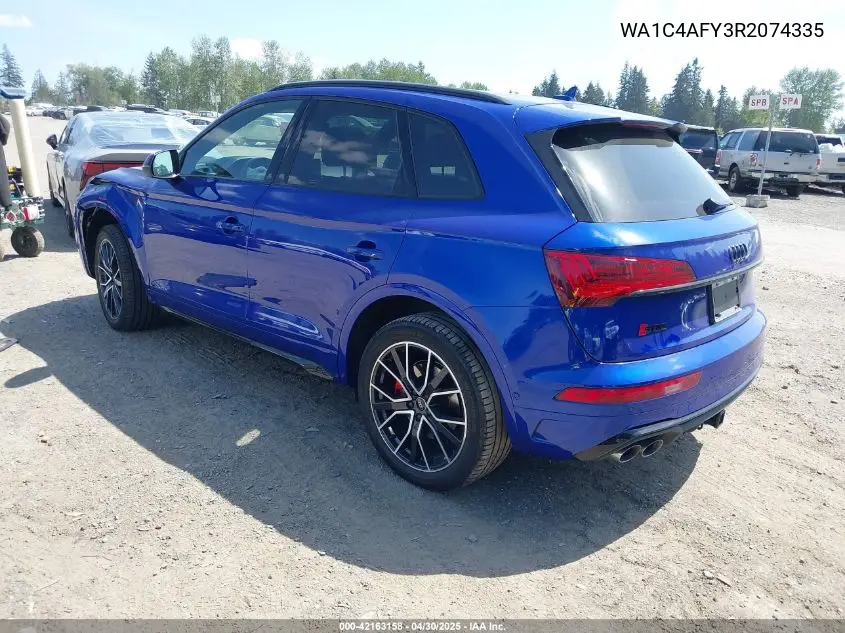 2024 Audi Sq5 Prestige Tfsi Quattro Tiptronic VIN: WA1C4AFY3R2074335 Lot: 42163158