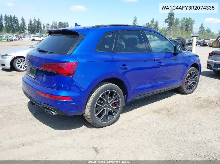 2024 Audi Sq5 Prestige Tfsi Quattro Tiptronic VIN: WA1C4AFY3R2074335 Lot: 42163158