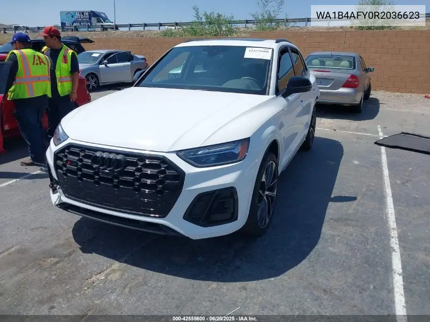 2024 Audi Sq5 Premium Plus Tfsi Quattro Tiptronic VIN: WA1B4AFY0R2036623 Lot: 42555600
