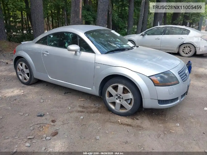 2001 Audi Tt VIN: TRUSC28NX11005459 Lot: 42612259