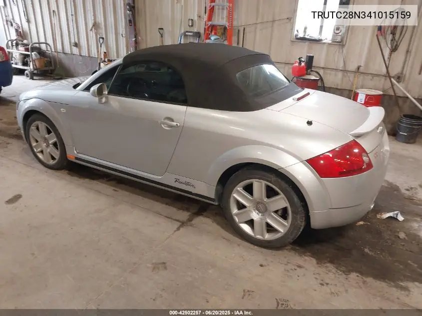 2004 Audi Tt 1.8L VIN: TRUTC28N341015159 Lot: 42502257